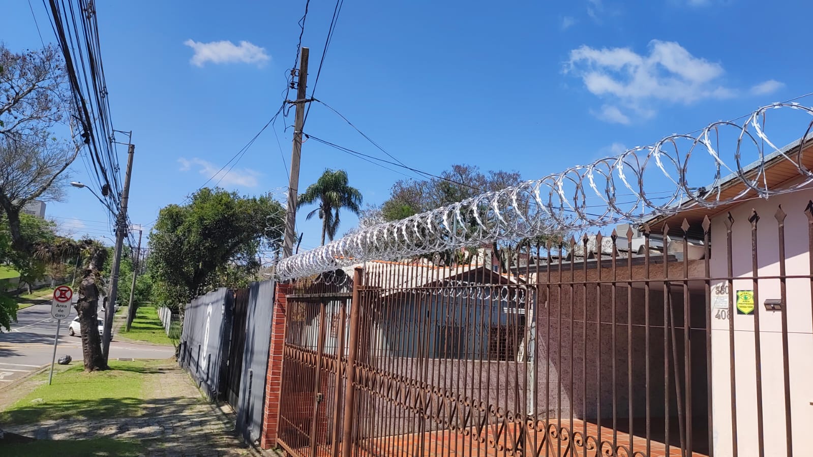 Instalação de Concertina - Serviço 1